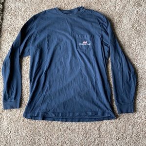 Vineyard Vines Navy Long Sleeve Shirt Size Large